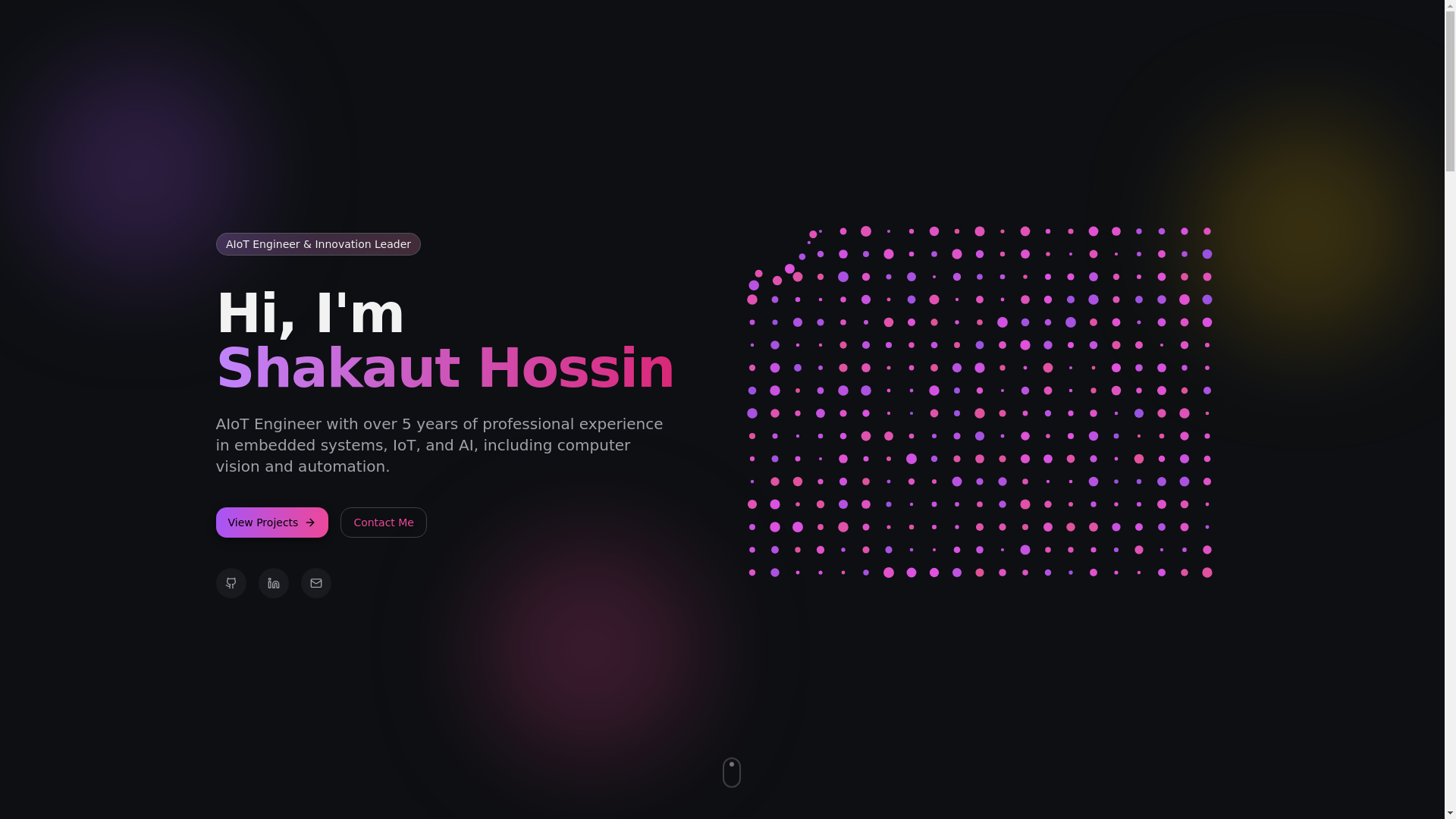 website screenshot of https://shakaut.live/