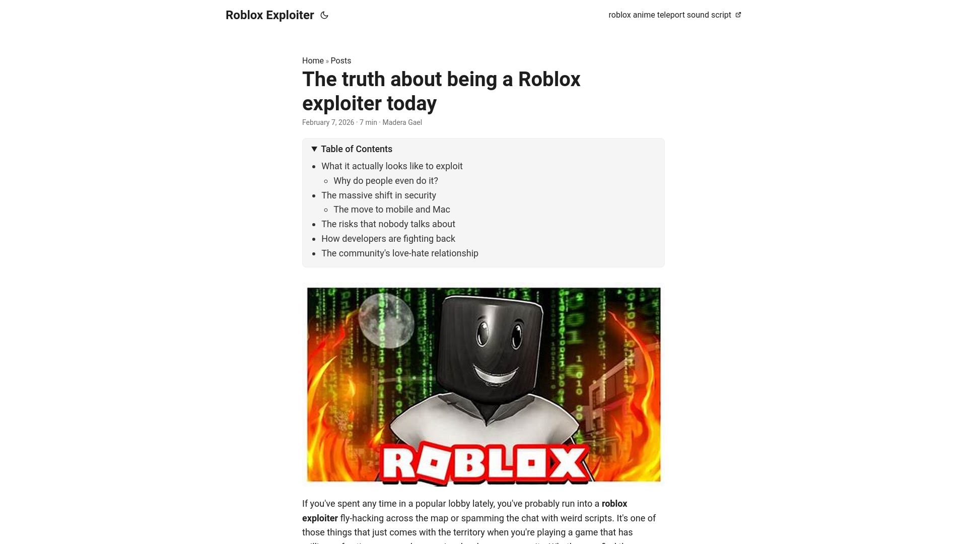 website screenshot of https://roblox-exploiter.pages.dev/