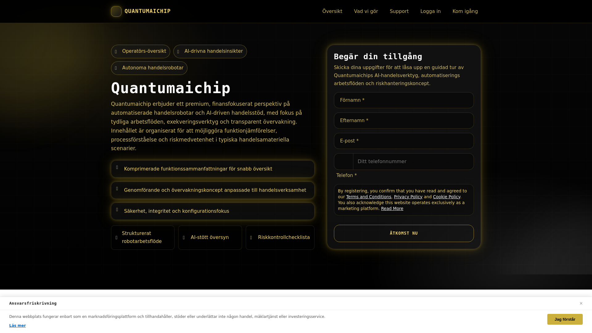 website screenshot of https://quantumaichip-digital.pages.dev/