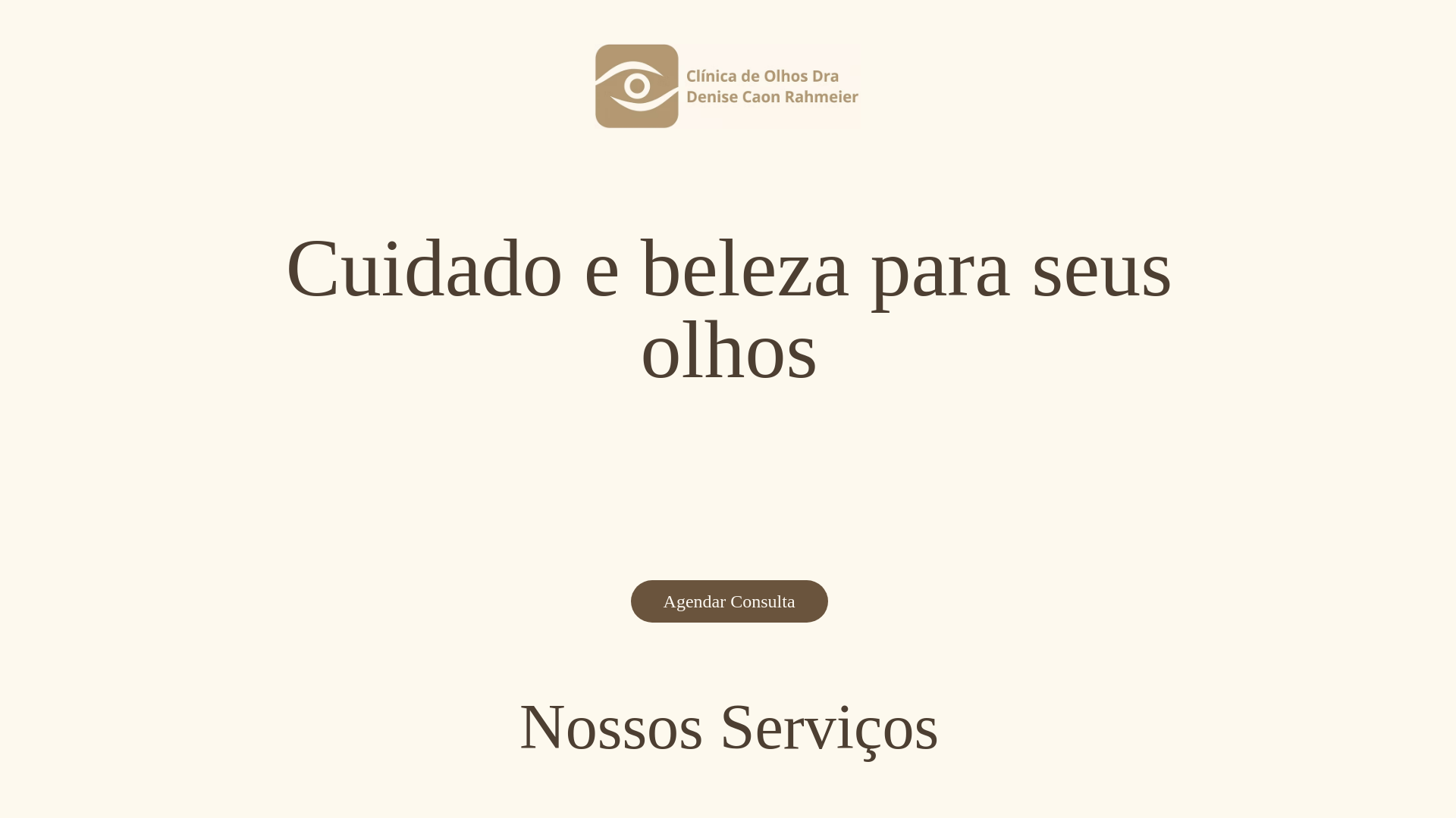 website screenshot of https://clinicadradenisecaon.com/