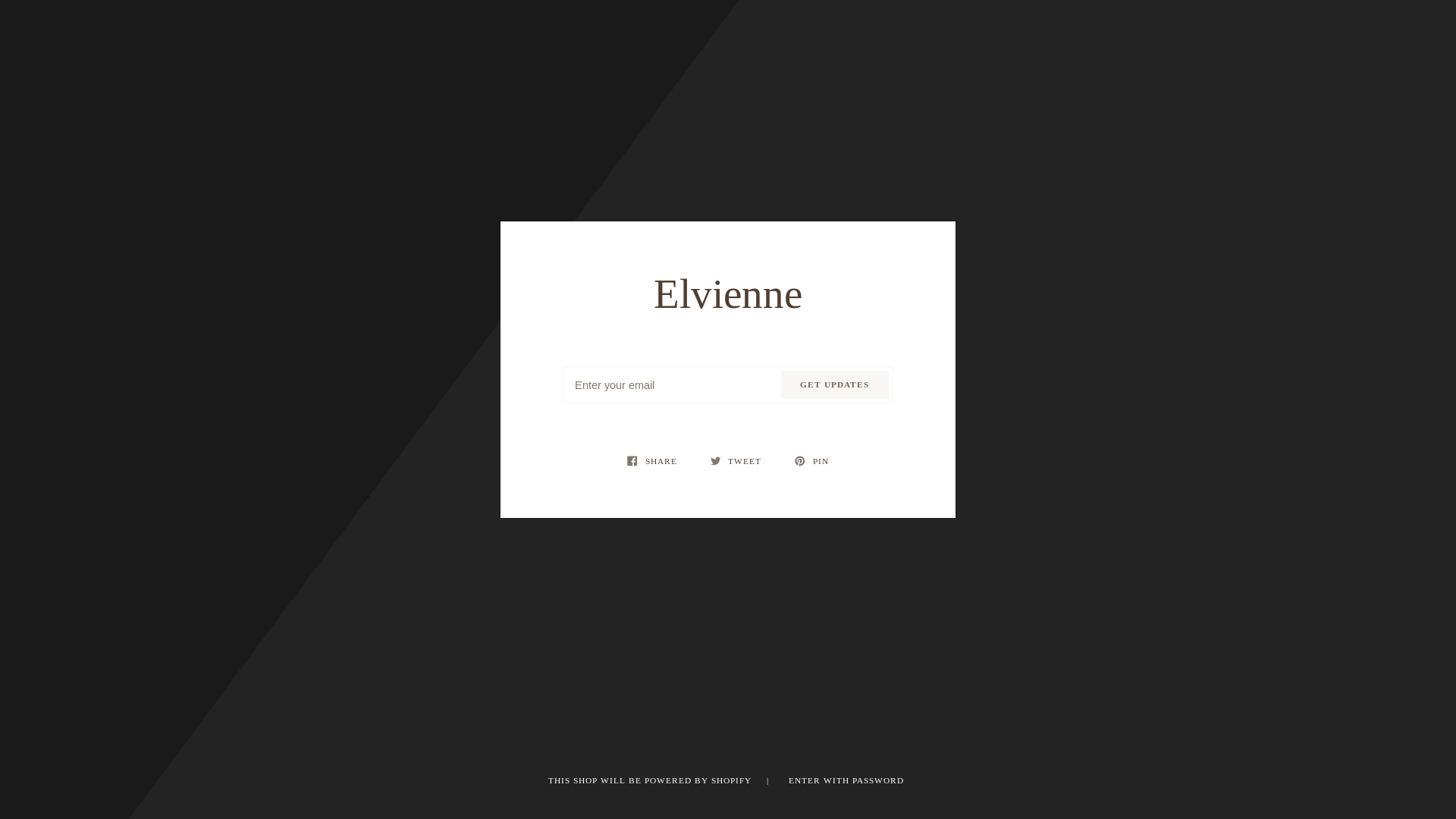 website screenshot of https://elvienne.shop/