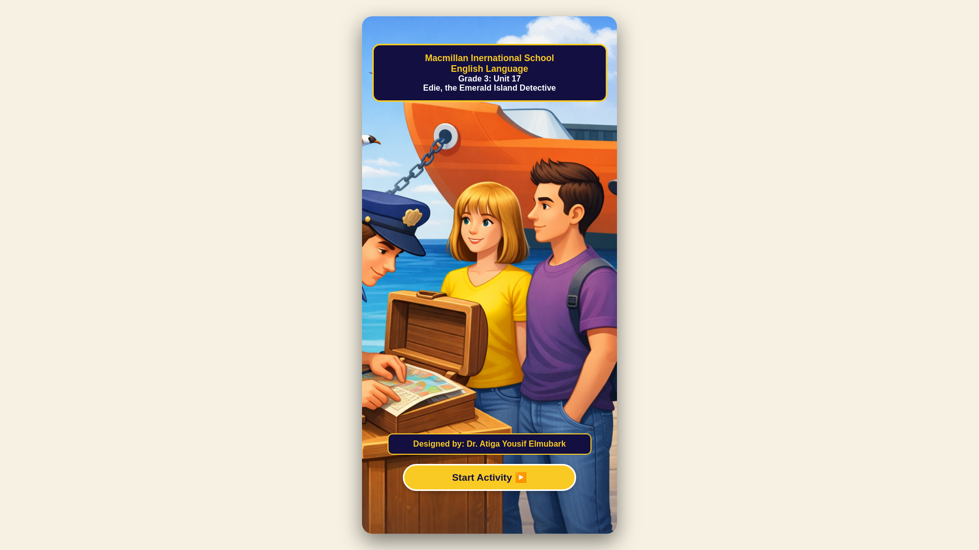 website screenshot of https://macmillan-g3-unit17-island-detective-atiga-yousif.pages.dev/