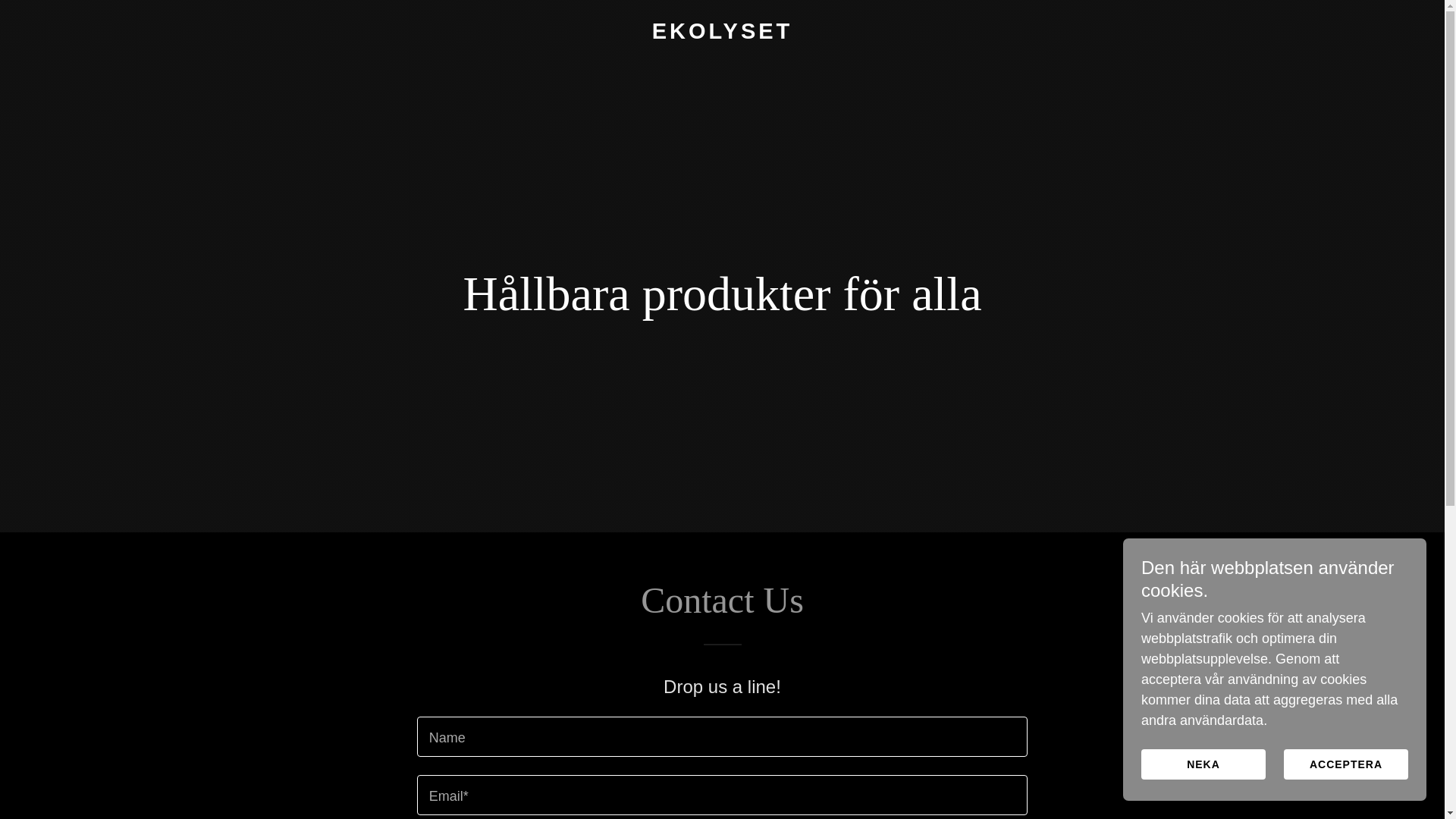 website screenshot of https://ekolyset.com/