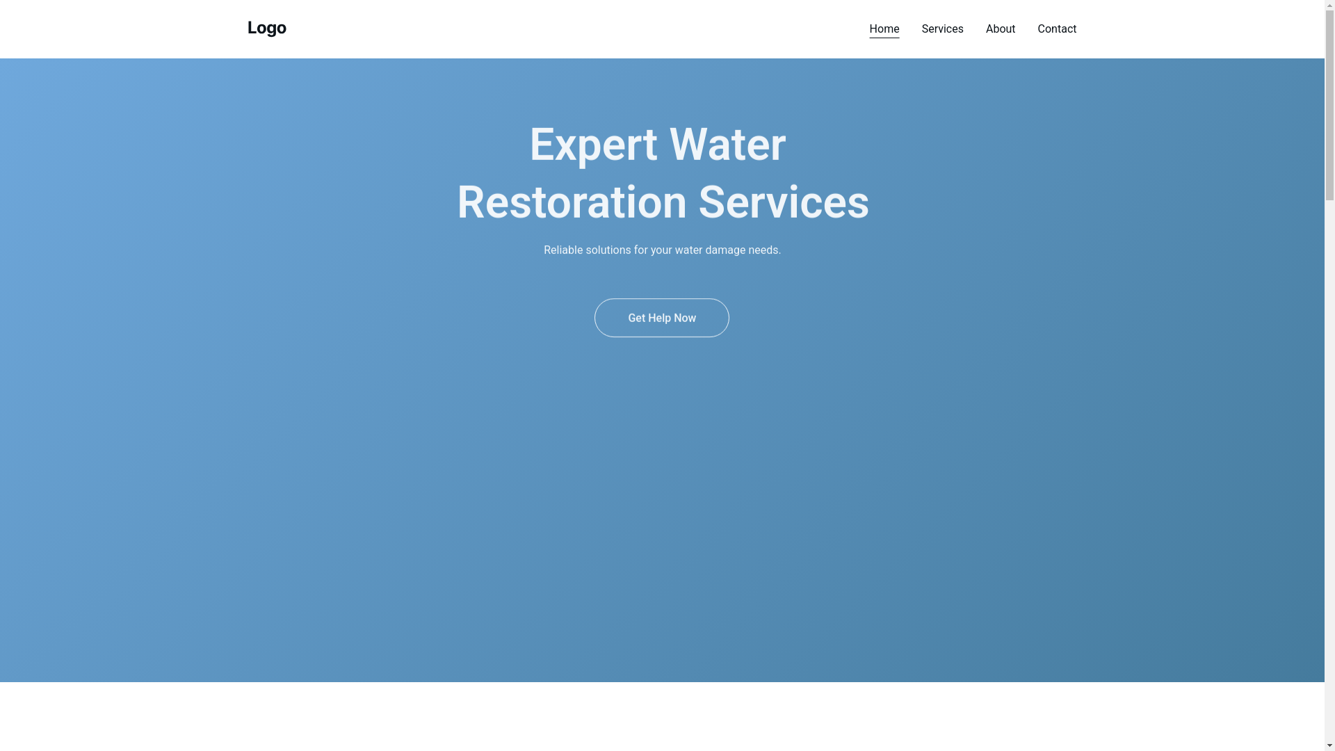 website screenshot of https://waterrestorationprofessionals.site/