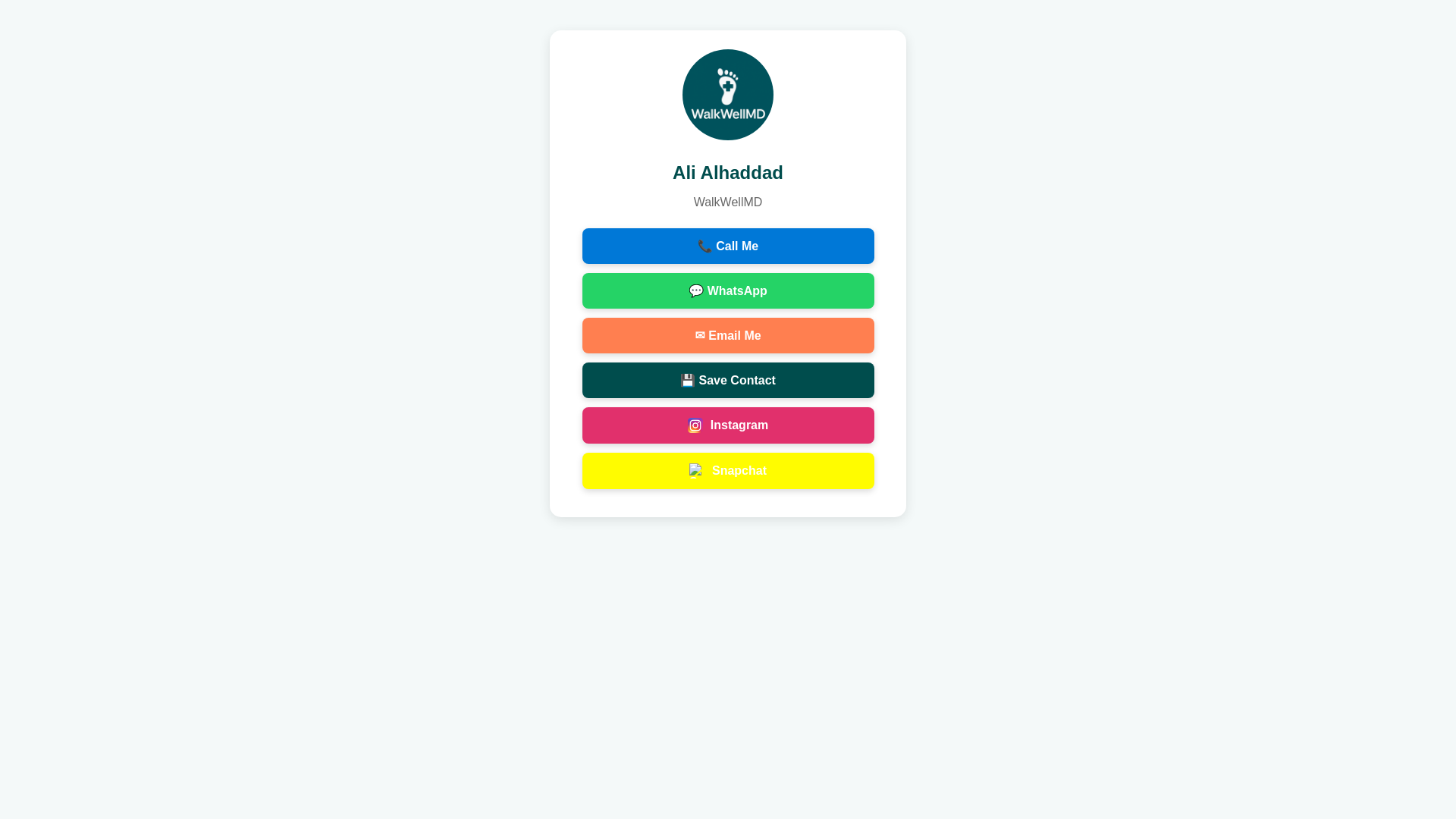 website screenshot of https://walkwellmd.com/