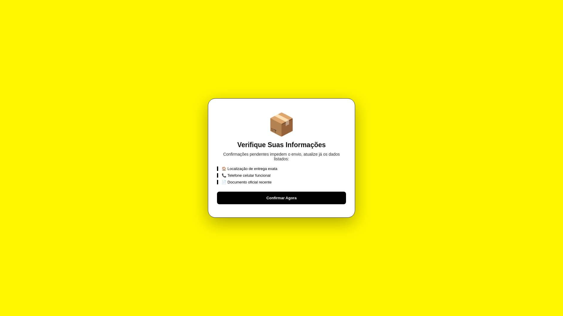 website screenshot of https://envioseuverificacaoemail.shop/