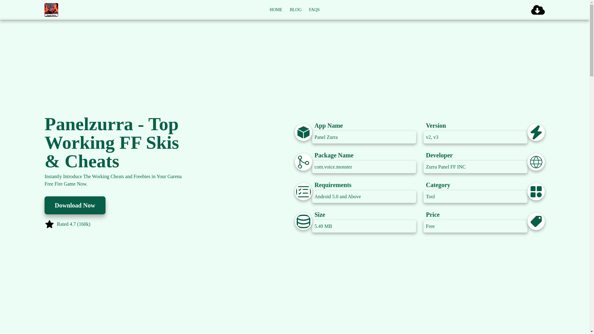 website screenshot of https://panelzurra-me.pages.dev/