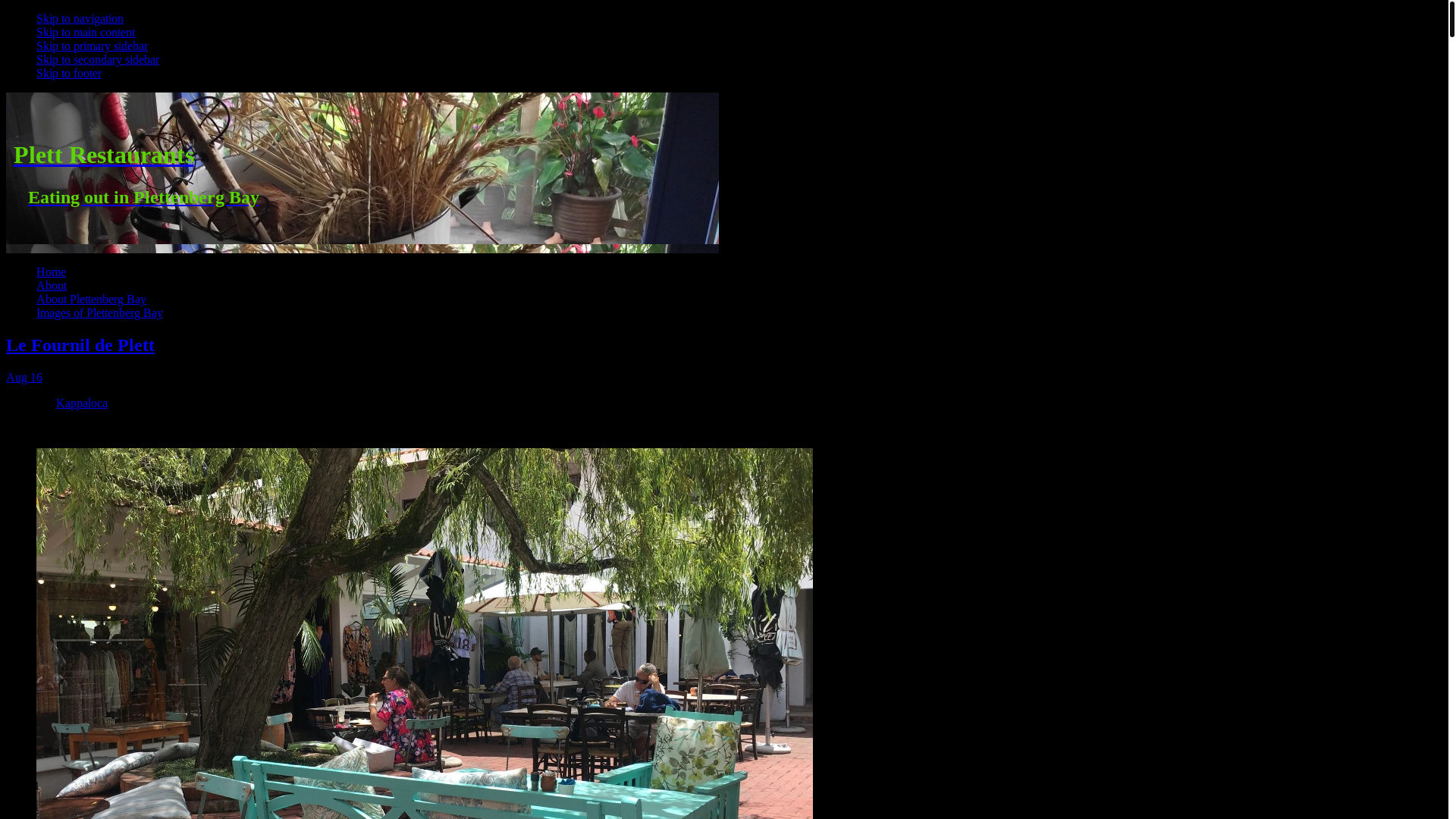 website screenshot of https://plettrestaurants.com/