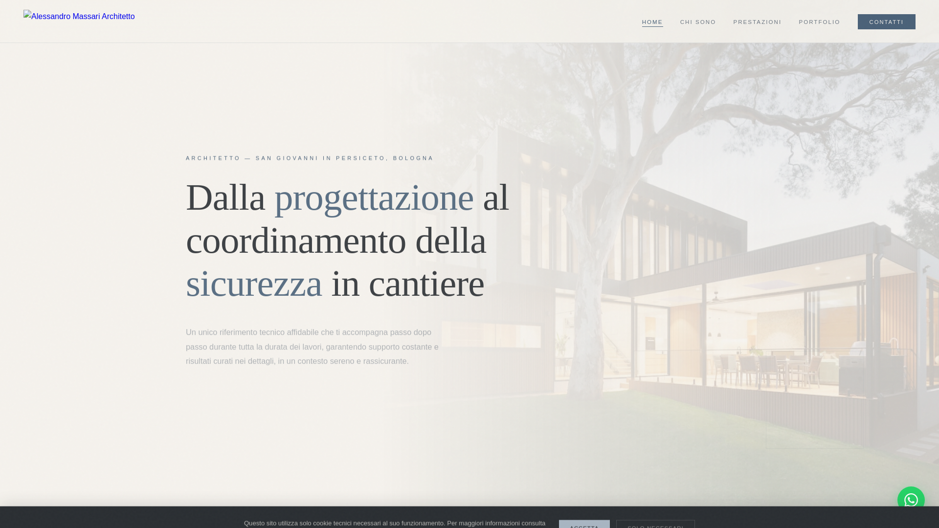 website screenshot of https://alessandromassari.it/