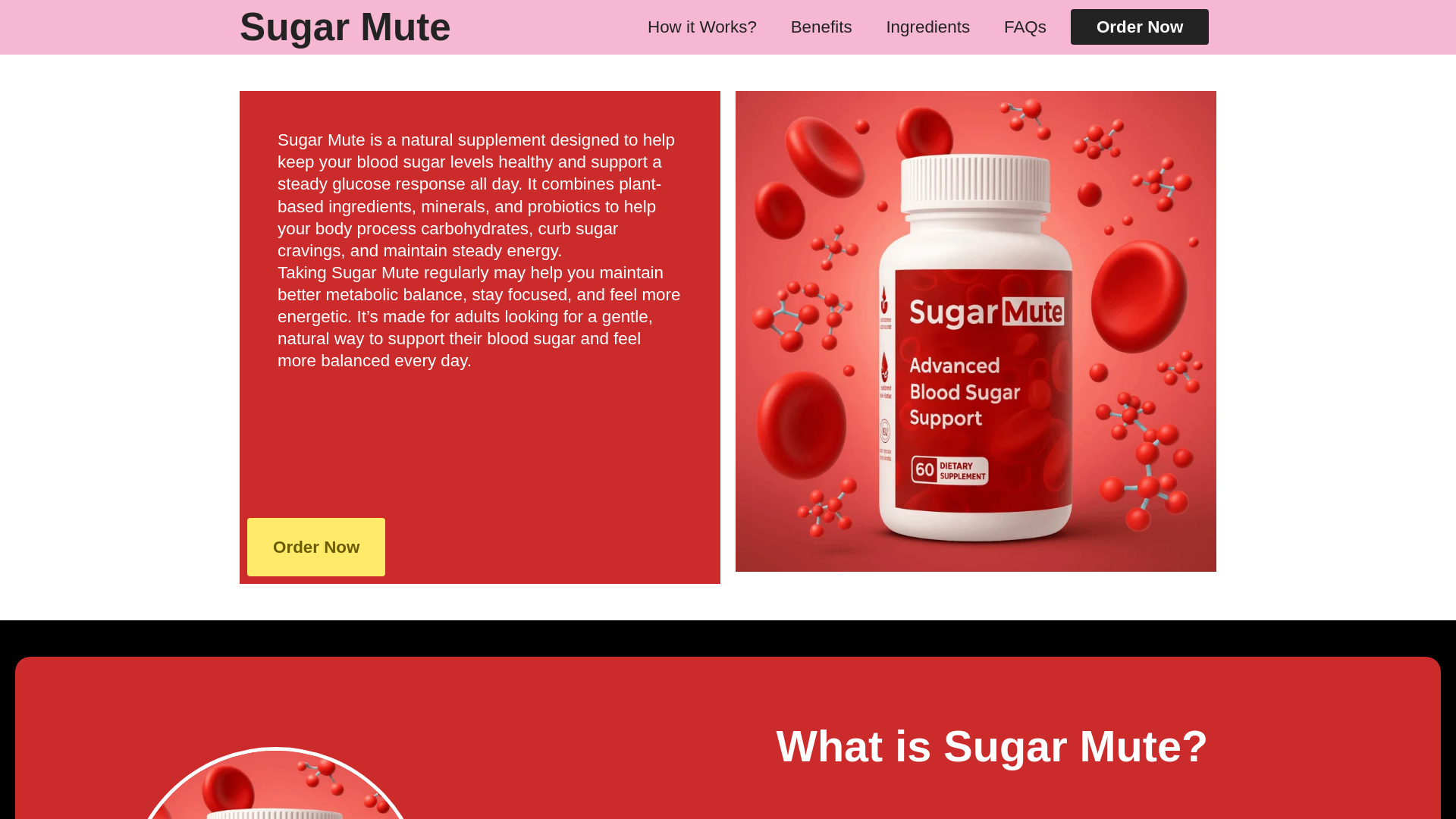 website screenshot of https://sugarsmute.org
