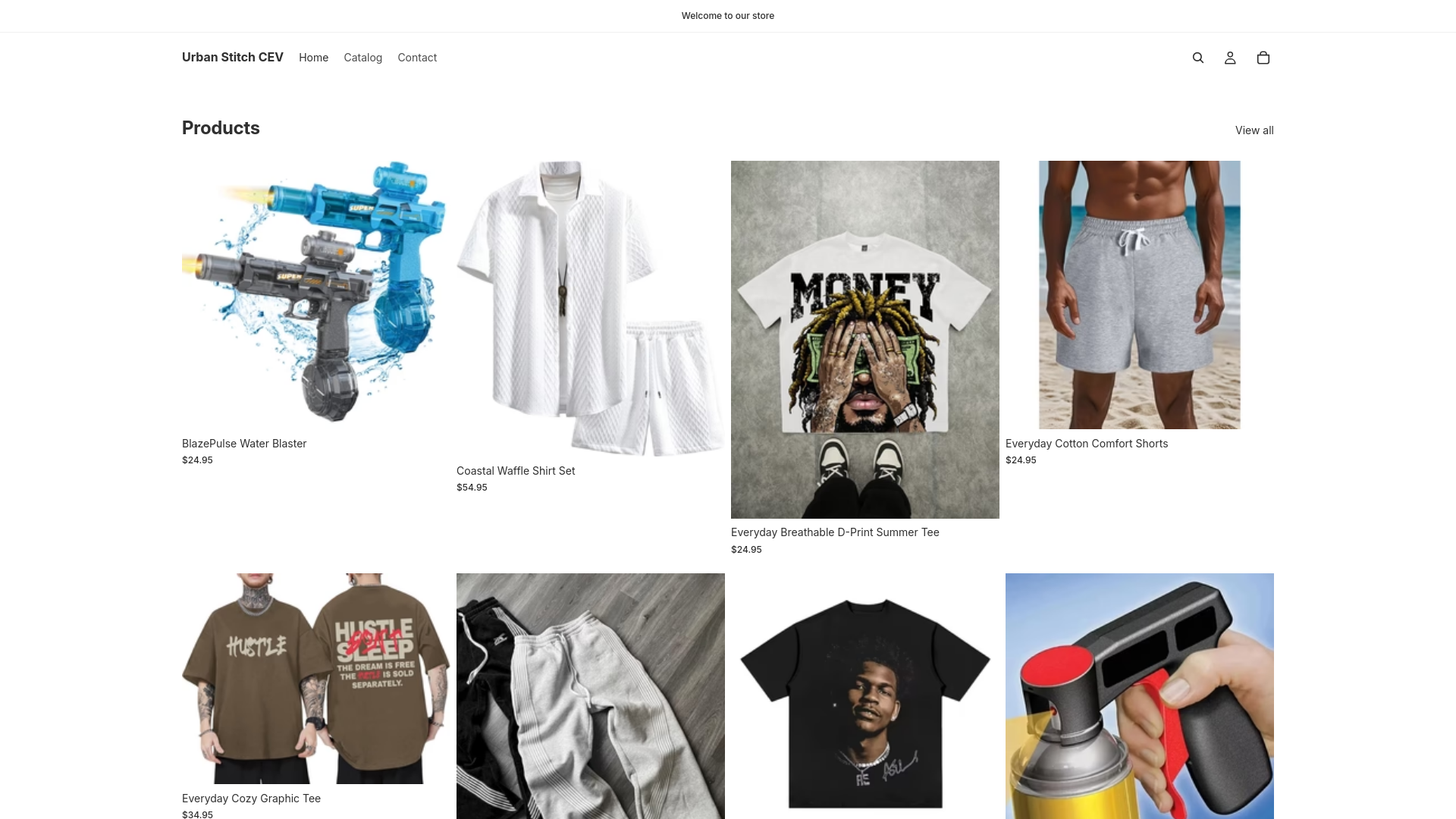 website screenshot of https://urbanstitchcev.store
