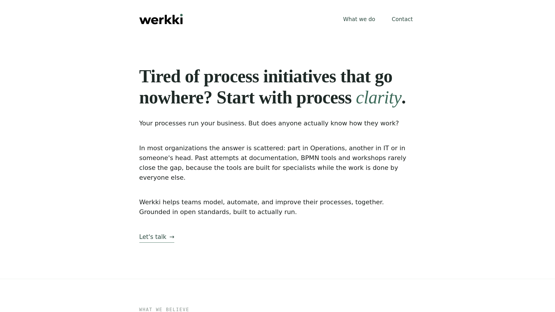 website screenshot of https://werkki-com.pages.dev/