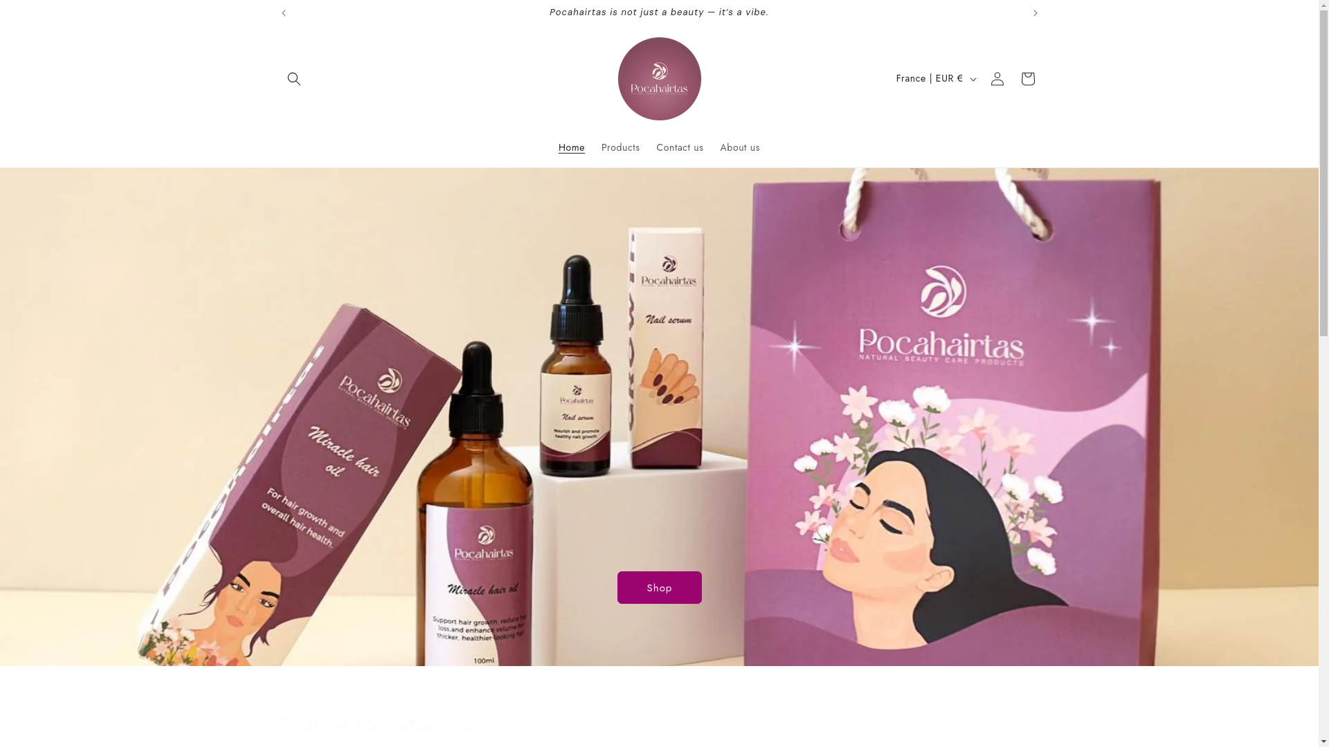 website screenshot of https://pocahairtasbeauty.com/