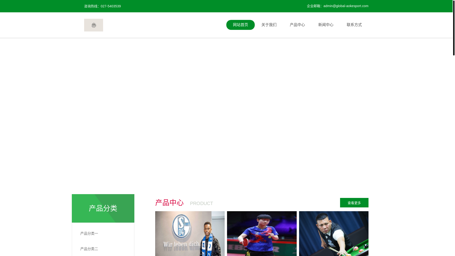 website screenshot of https://global-aokesport.com/