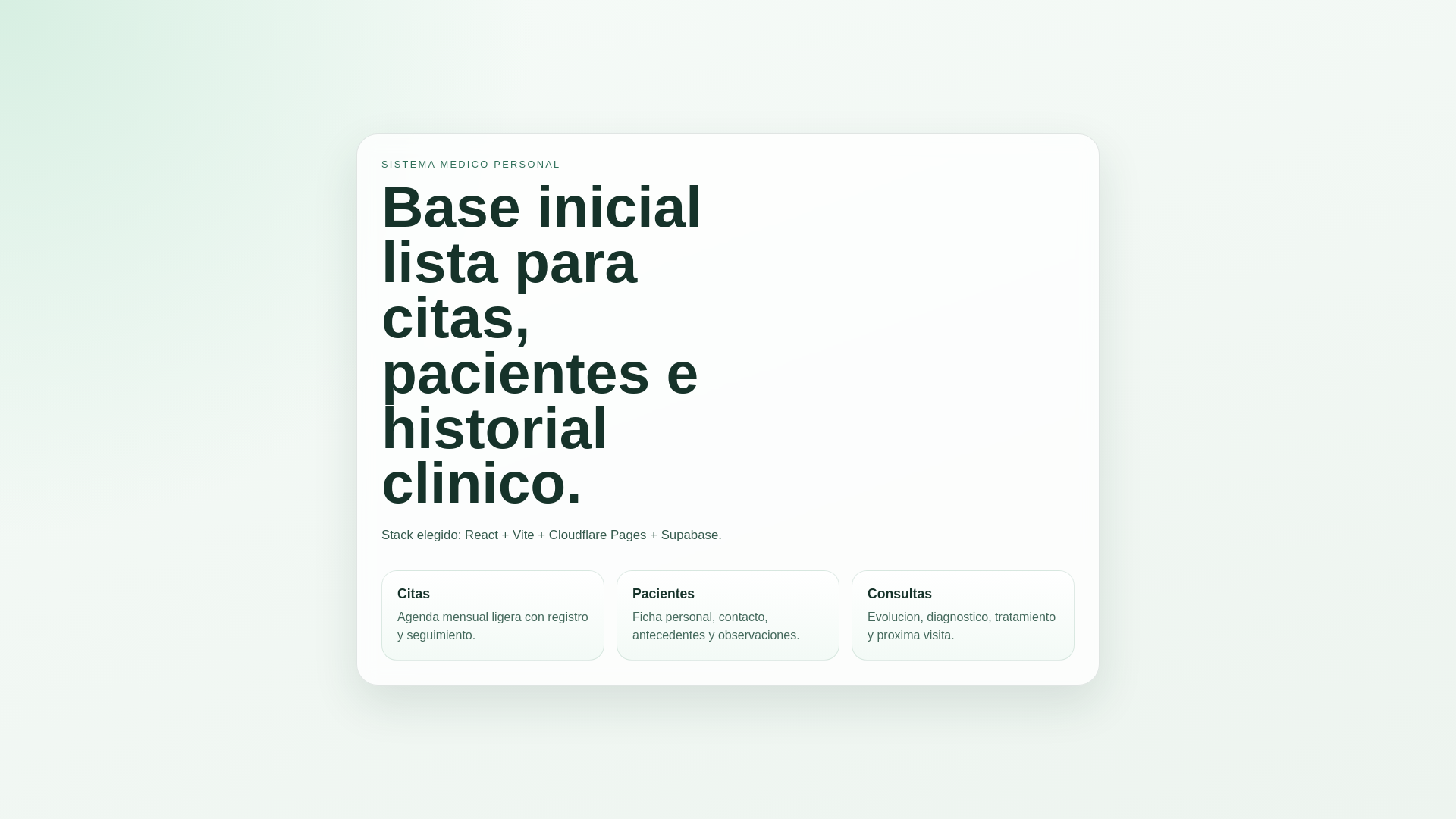 website screenshot of https://sistema-clinico.pages.dev/