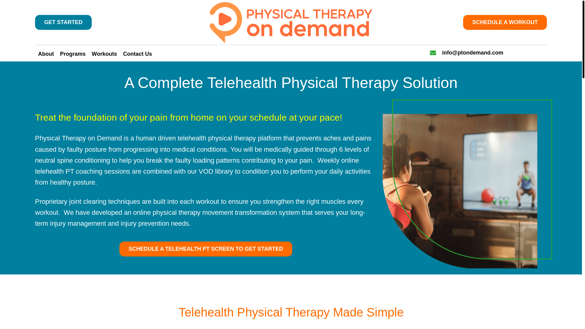 website screenshot of https://healthyposturetv.online/