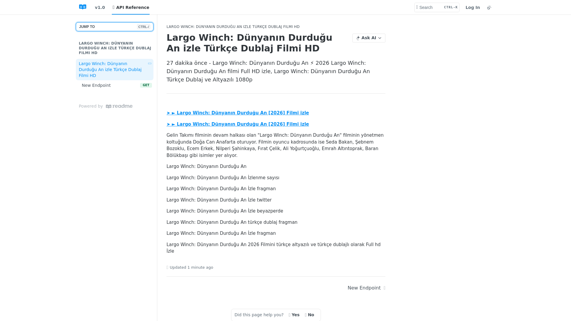 website screenshot of https://largowinchdunyanindurduguan.readme.io/reference/largowinchdunyanindurduguanfilmi