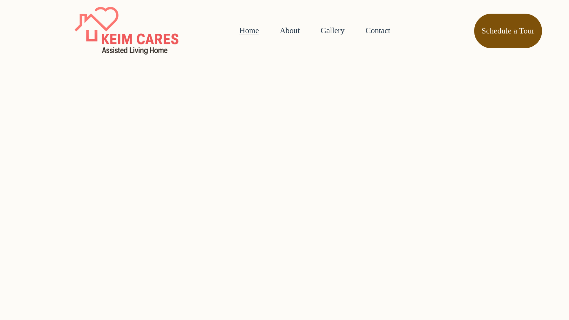 website screenshot of https://keimcares.com/
