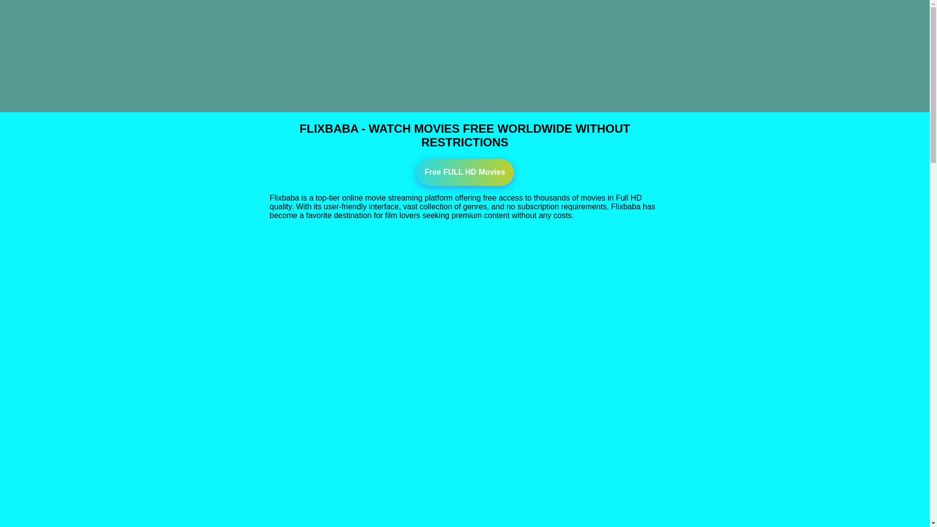 website screenshot of https://flixbaba.digital/