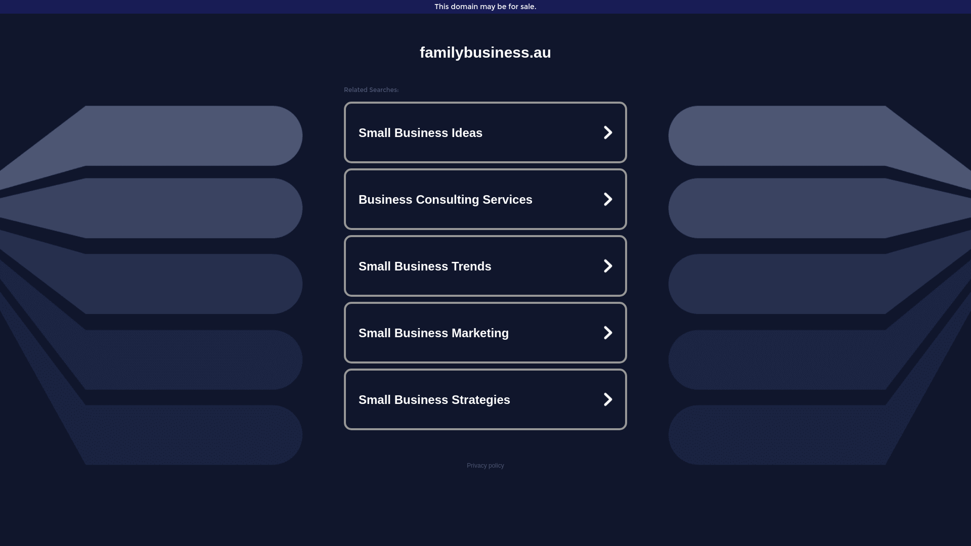 website screenshot of https://familybusiness.au