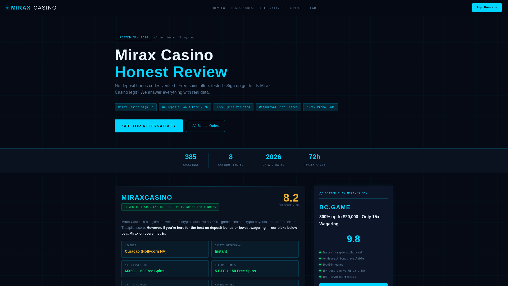 website screenshot of https://miraxcasino-83o.pages.dev/