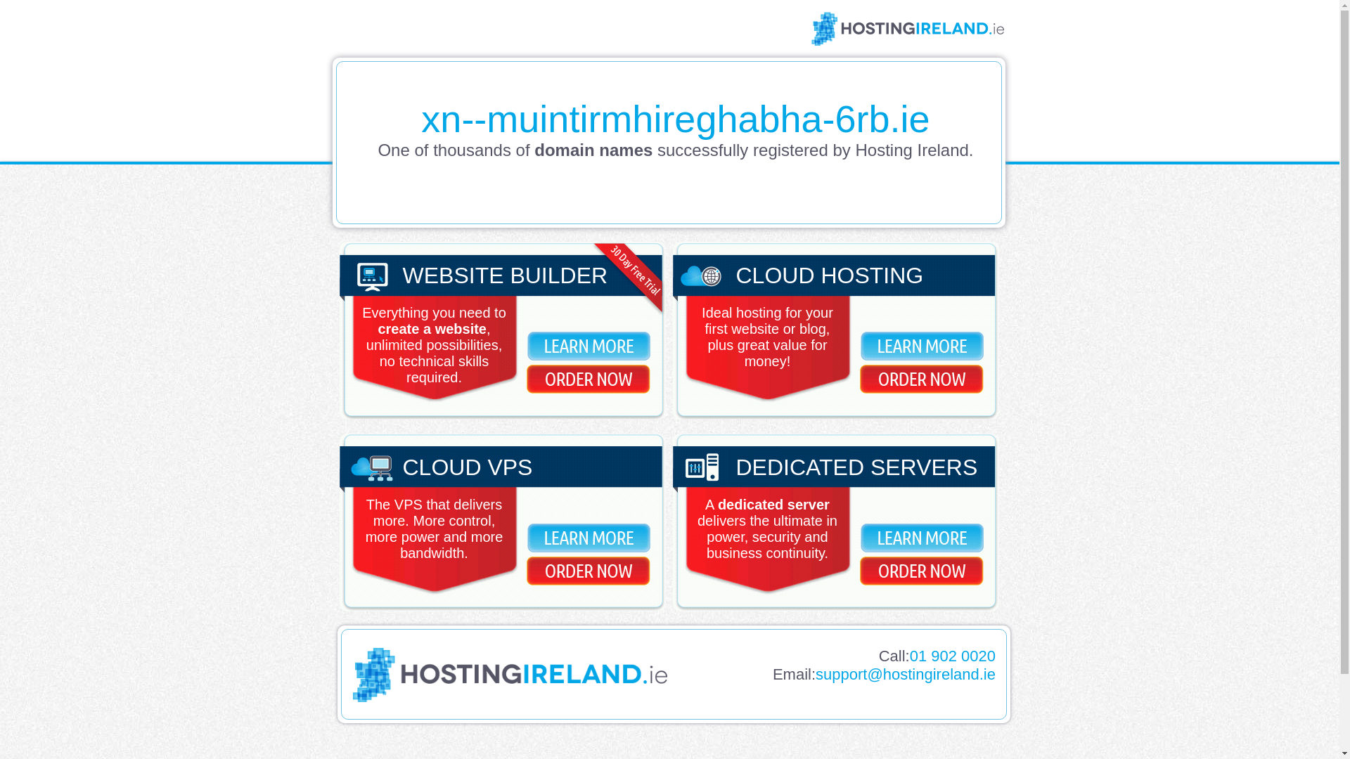 website screenshot of https://xn--muintirmhireghabha-6rb.ie/