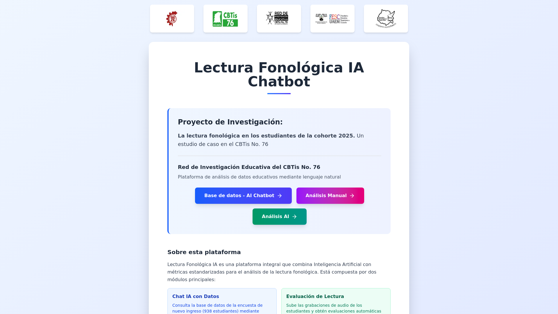 website screenshot of https://lecturafonologica.com
