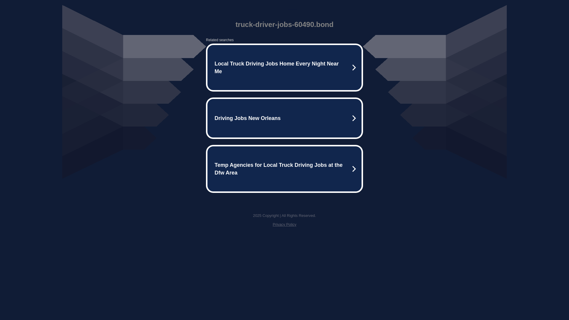 website screenshot of https://truck-driver-jobs-60490.bond/