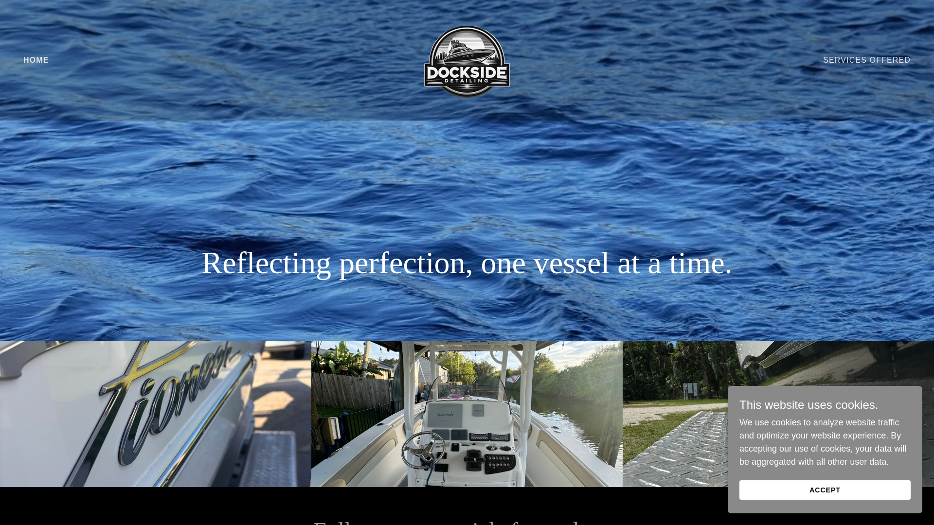 website screenshot of https://docksidedetailingfl.com/