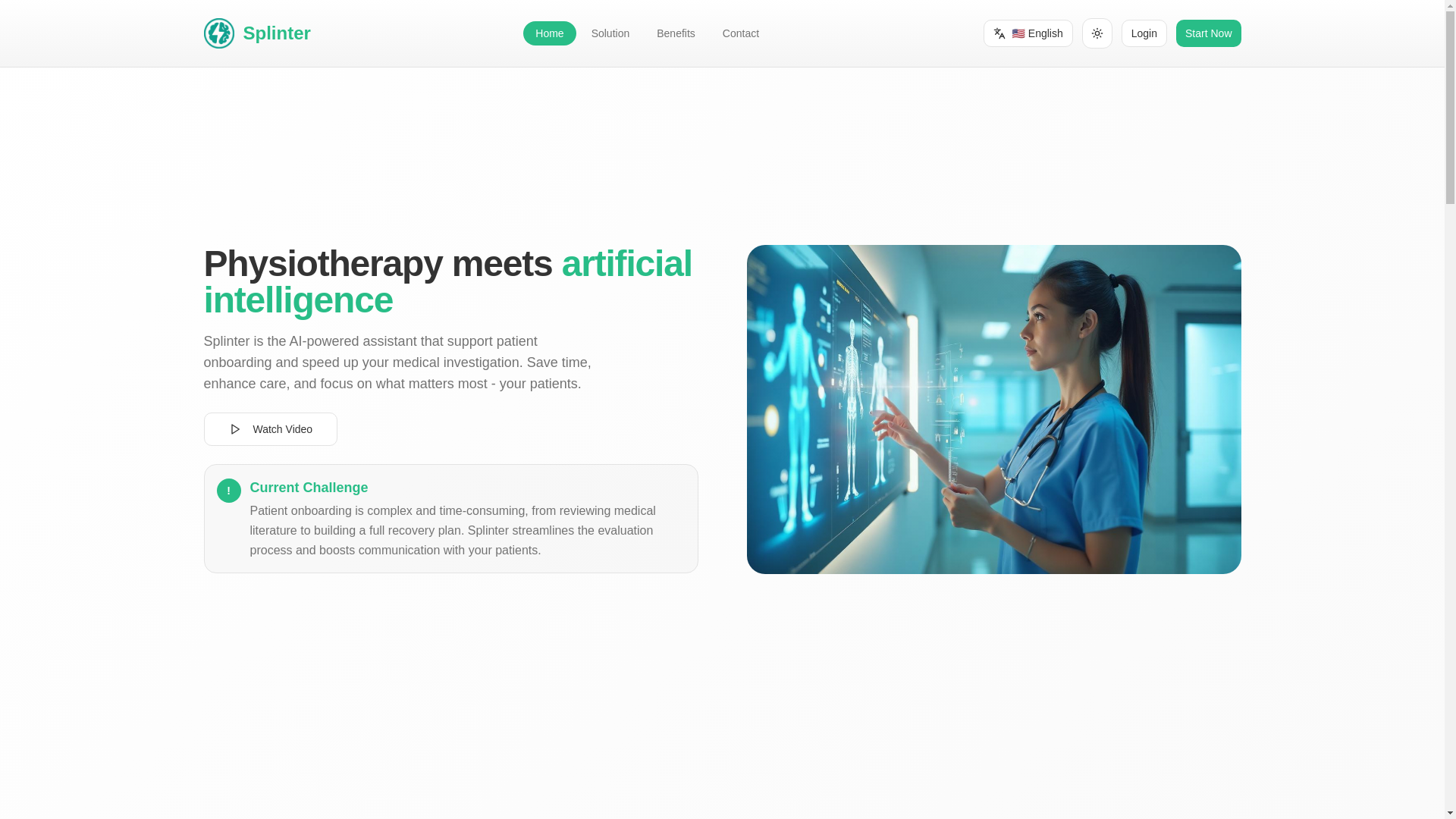 website screenshot of https://splinter-webapp-prd.pages.dev/