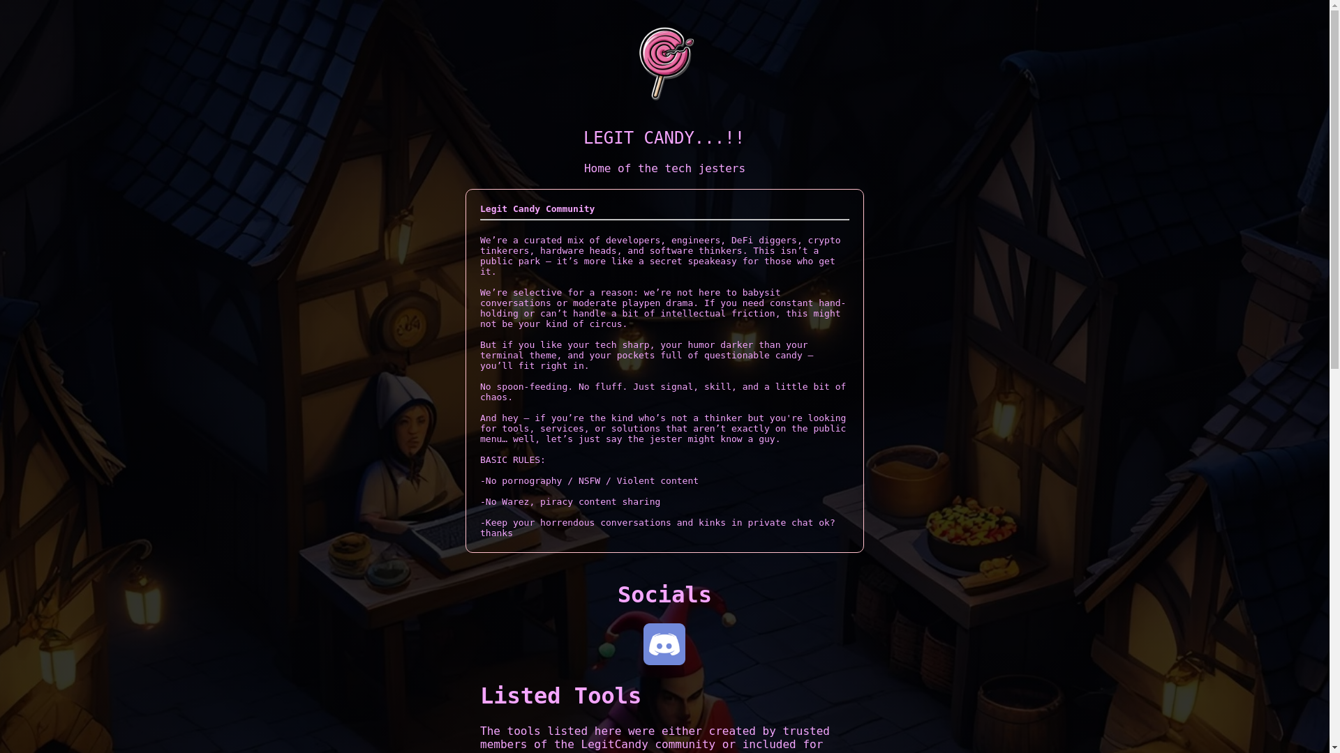 website screenshot of https://legitcandy.pages.dev/