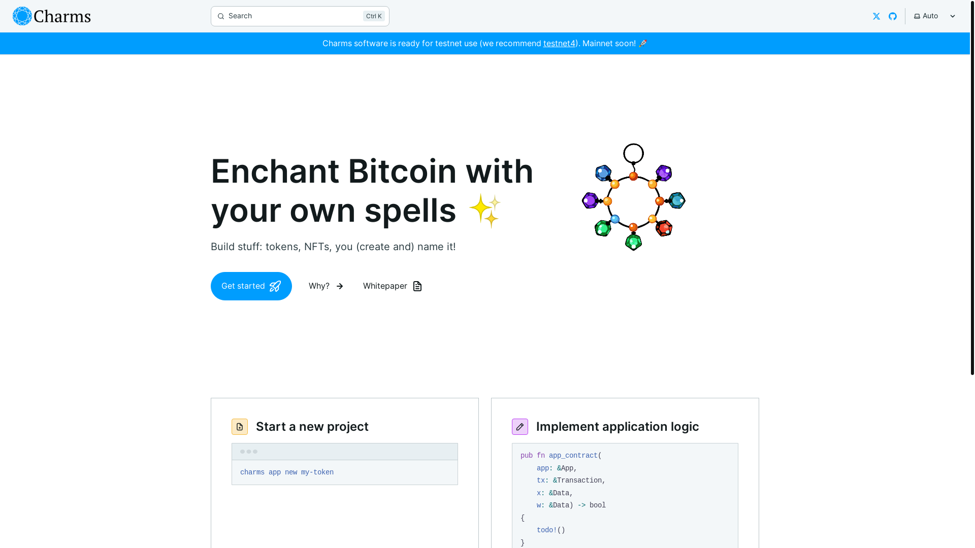 website screenshot of https://charms-docs.pages.dev/