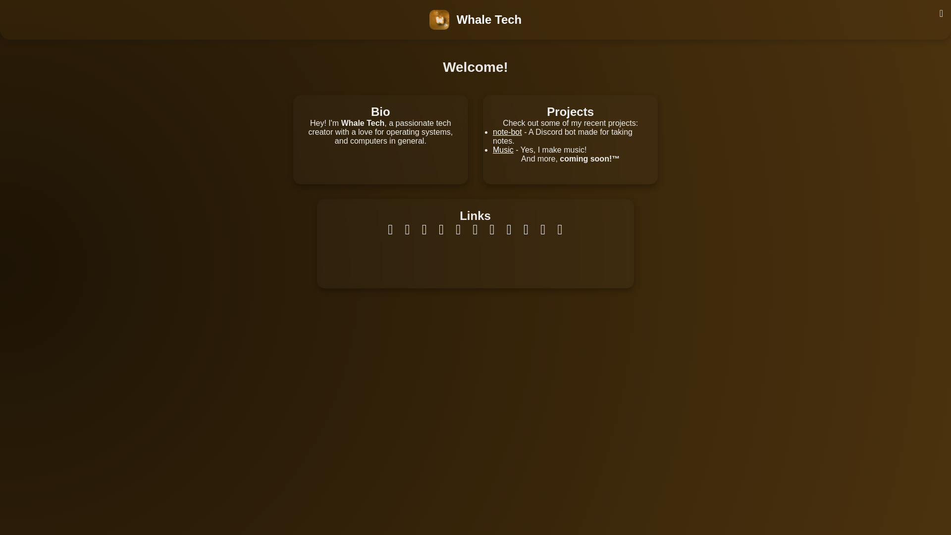 website screenshot of https://whaletech07.pages.dev/
