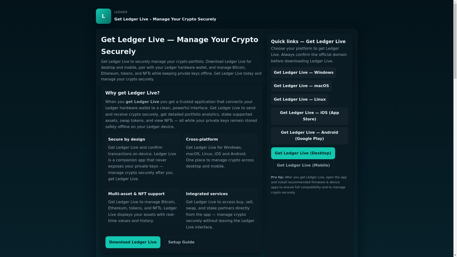 website screenshot of https://start-ledgge-lives.pages.dev/