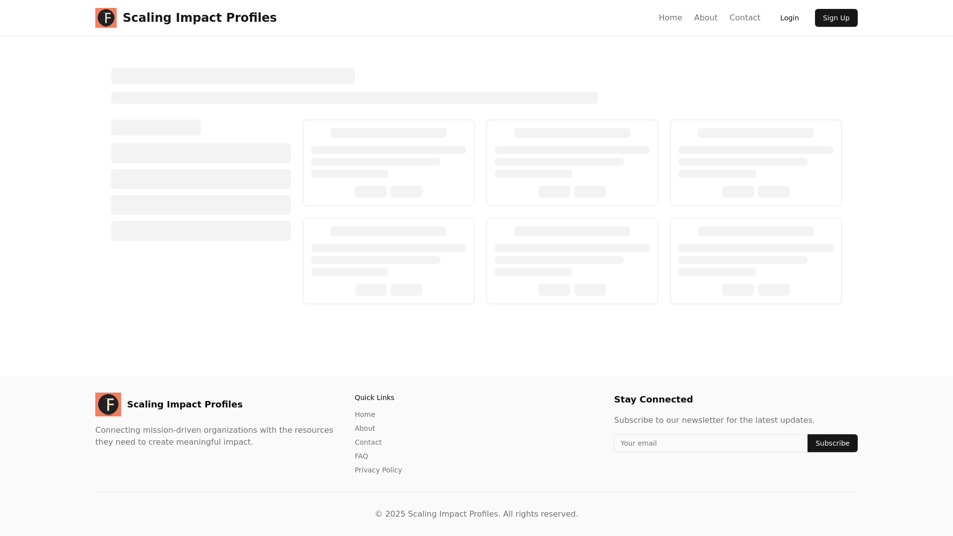 website screenshot of https://scaling-impact.pages.dev/