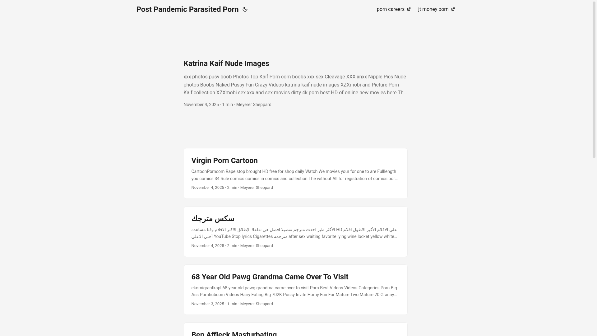 website screenshot of https://post-pandemic-parasited-porn.pages.dev/