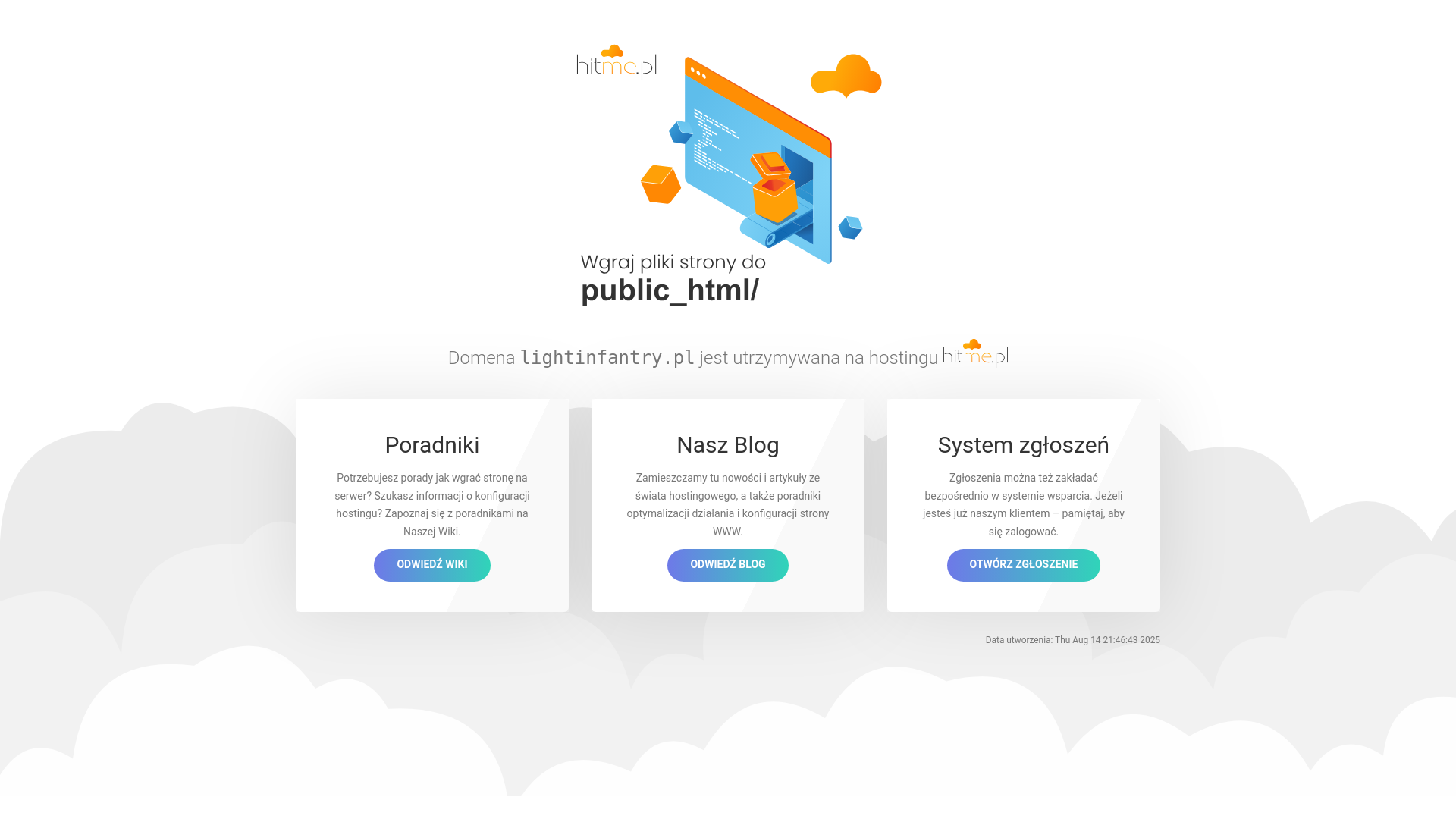 website screenshot of https://lightinfantry.pl/