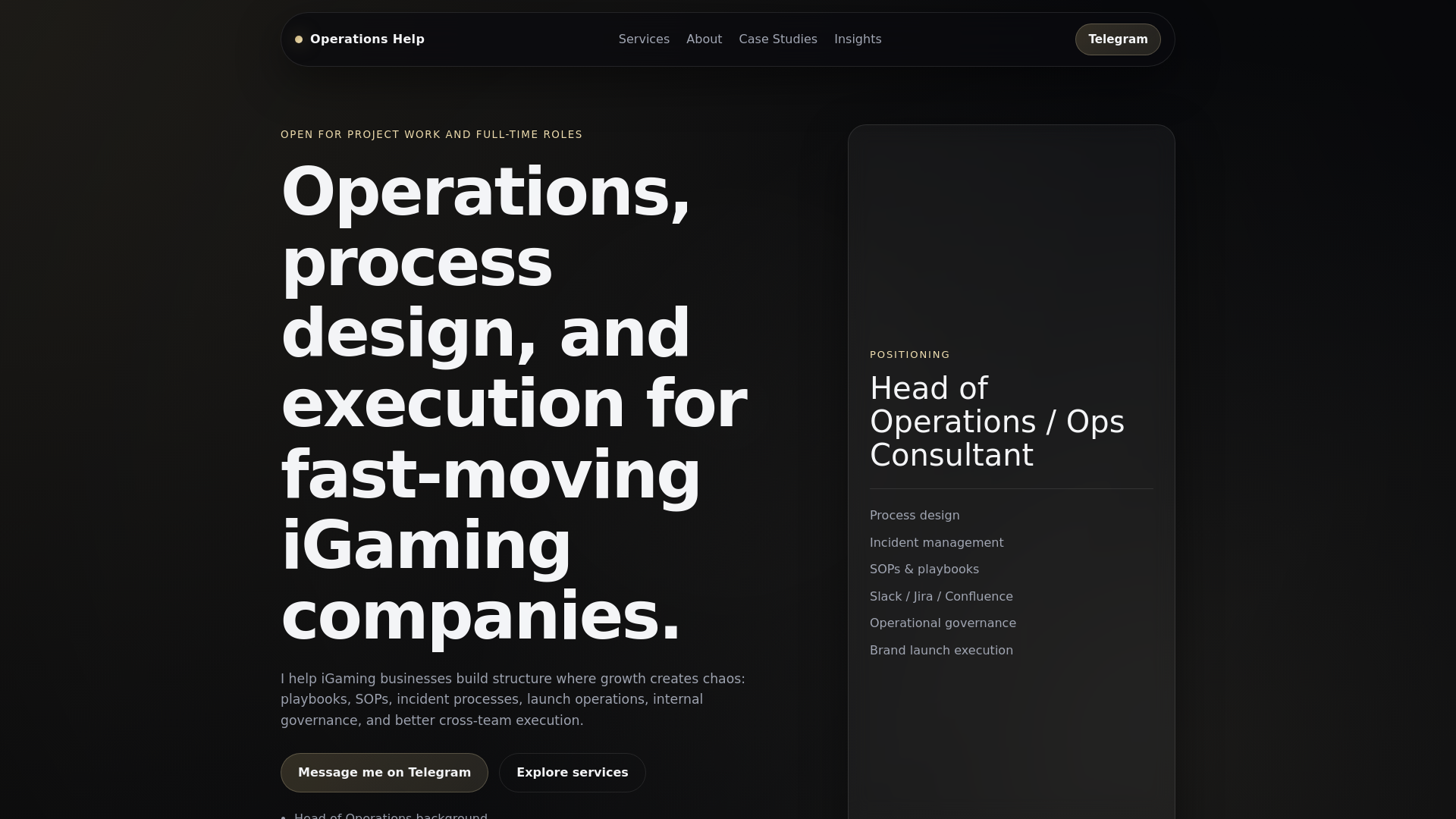website screenshot of https://operationshelp.pages.dev/