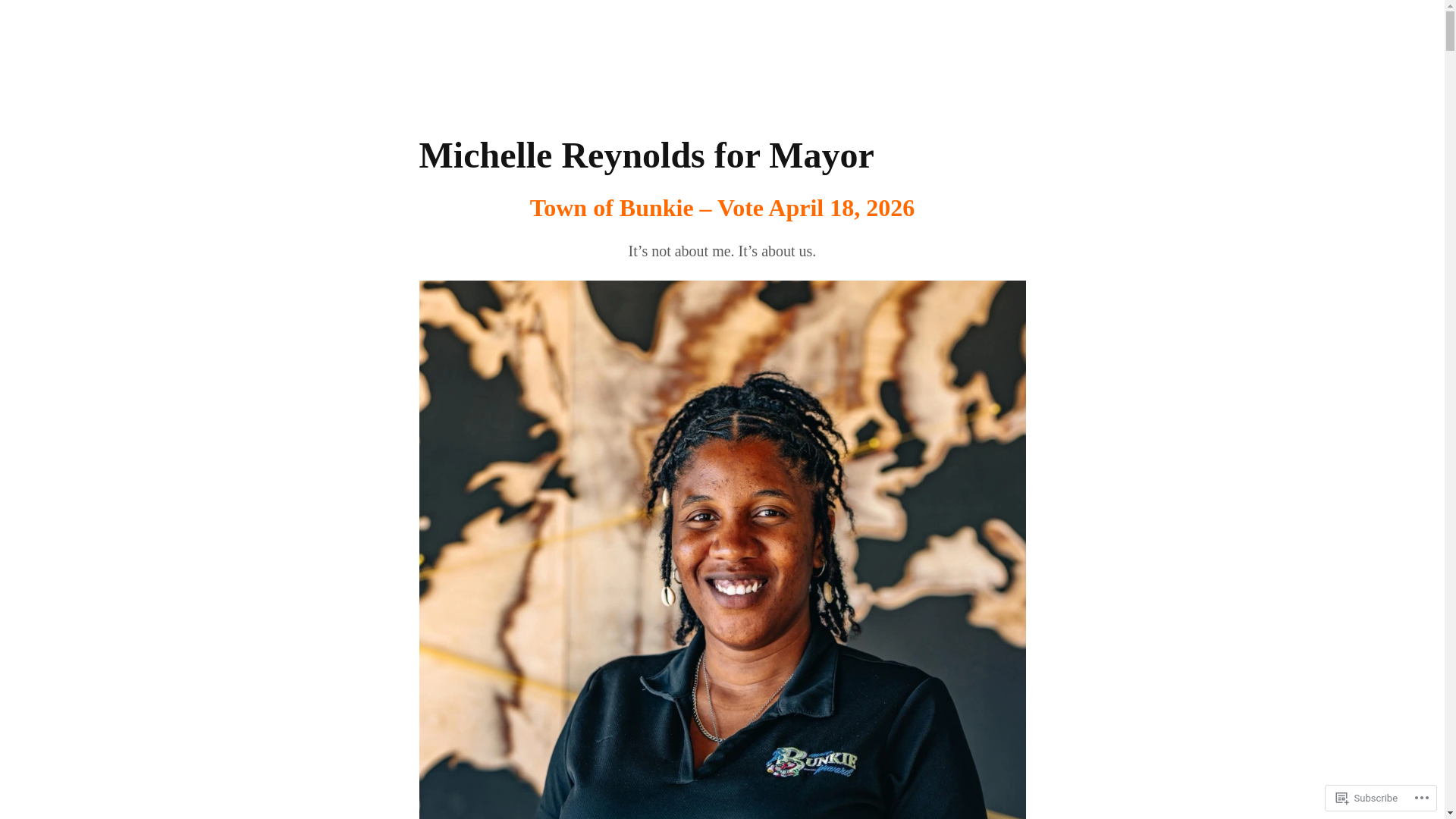 website screenshot of https://michelleforbunkie.com/