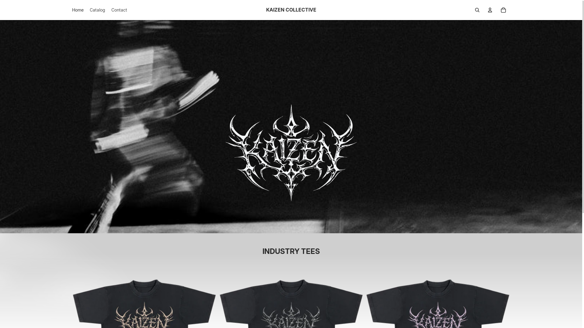 website screenshot of https://kaizencollective.shop/