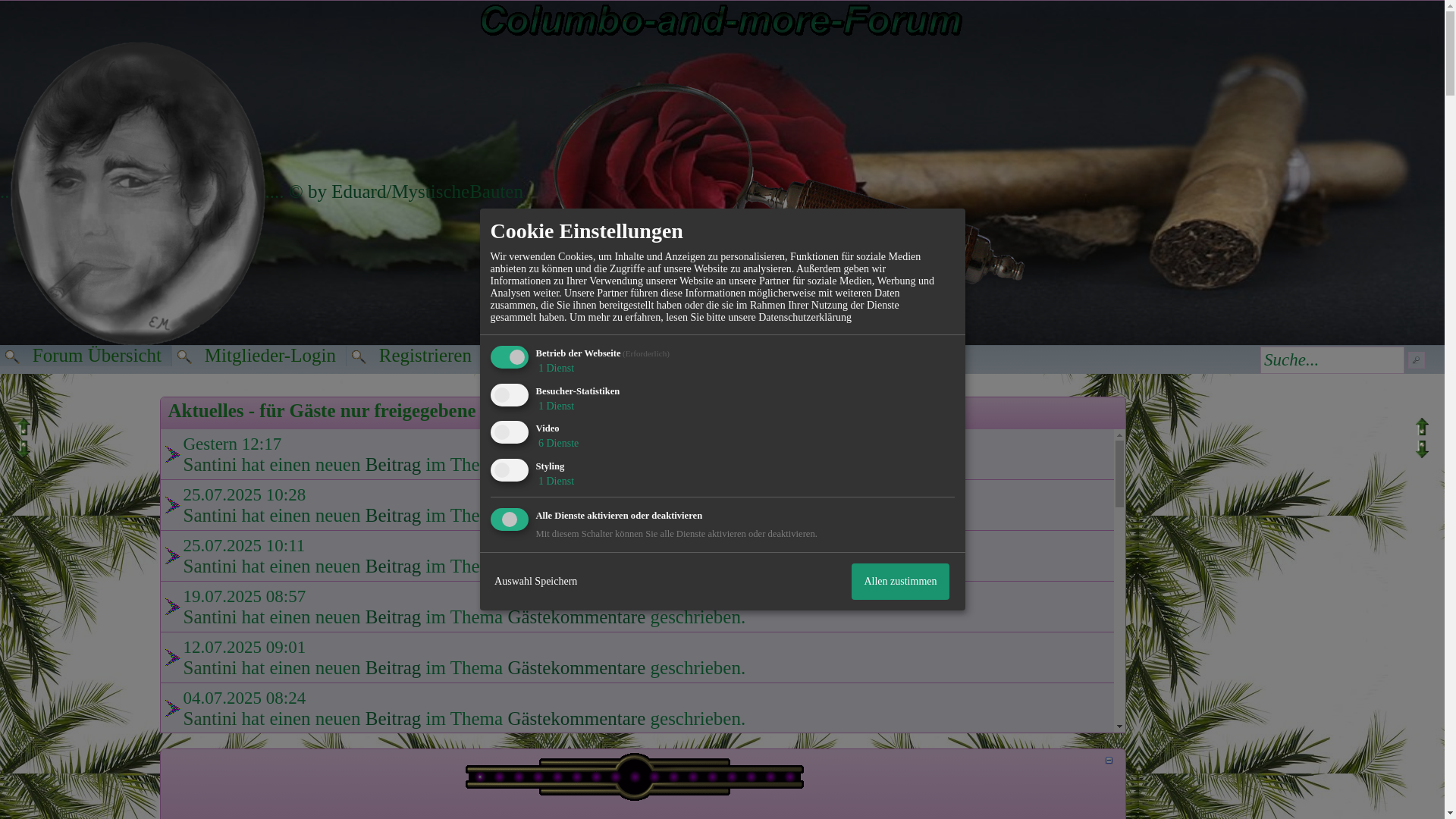 website screenshot of https://columbo-and-more-forum.xobor.de/