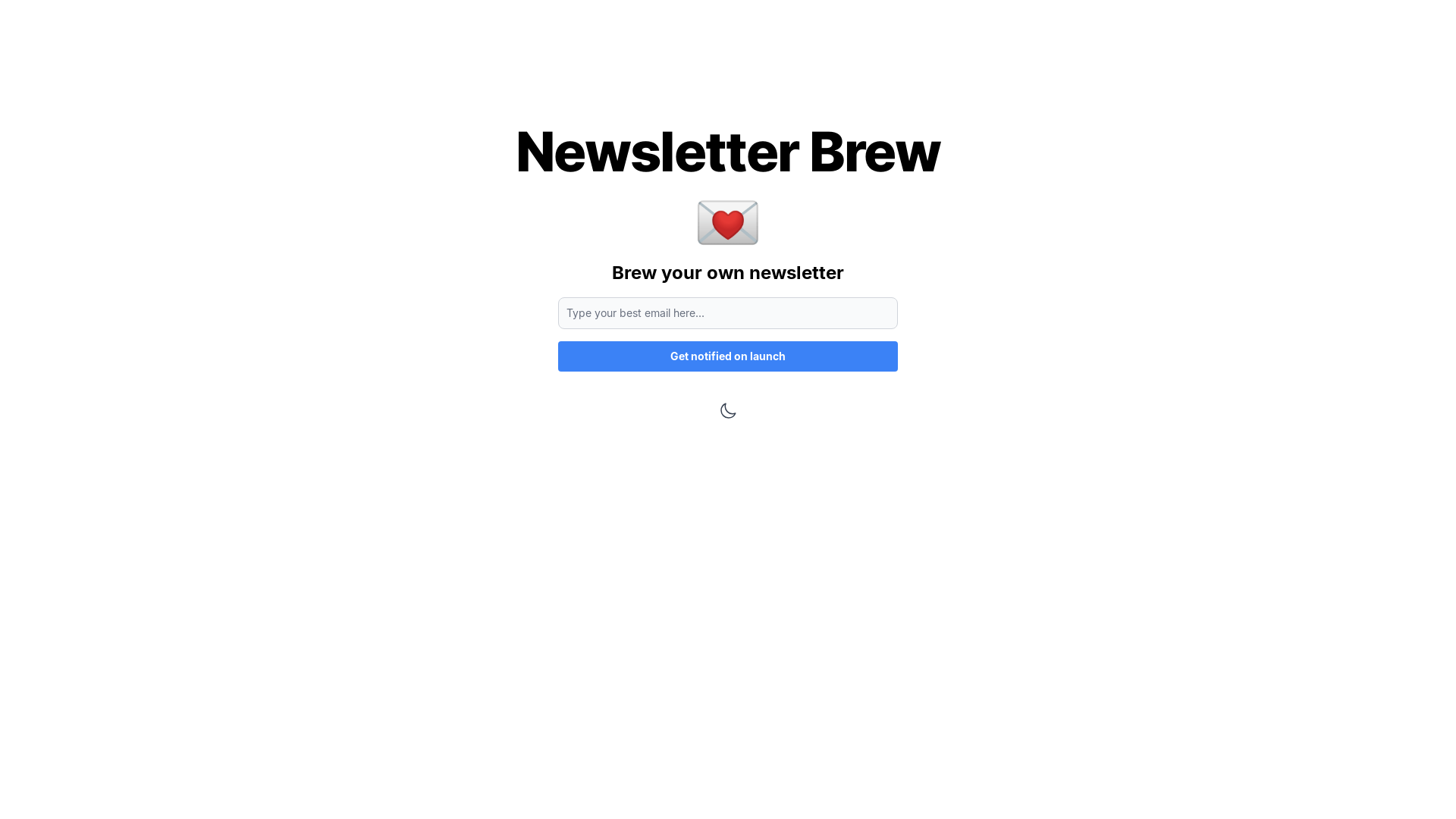 website screenshot of https://newsletterbrew-njs.pages.dev/
