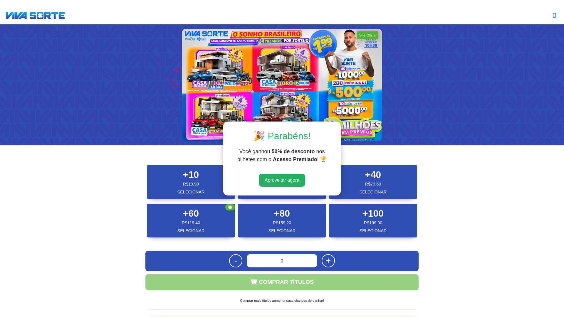 website screenshot of https://visualviivasorte.online/