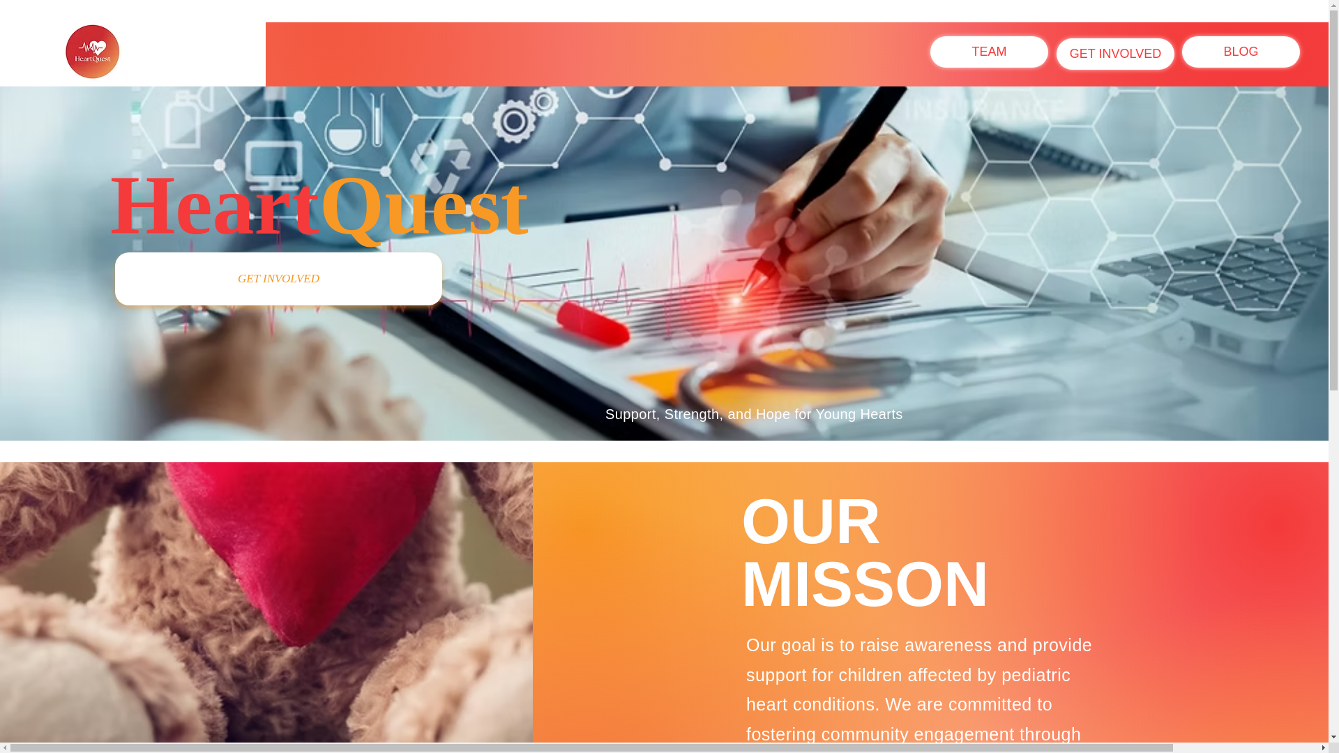 website screenshot of https://heartquesthq.com/