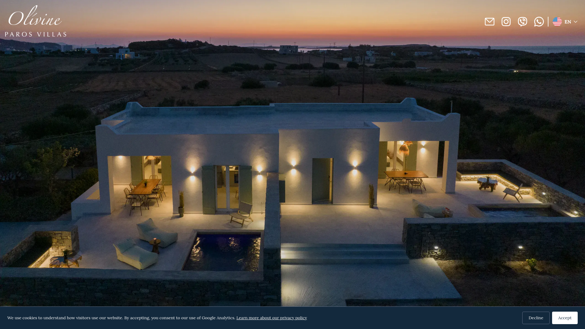 website screenshot of https://olivine-bic.pages.dev/