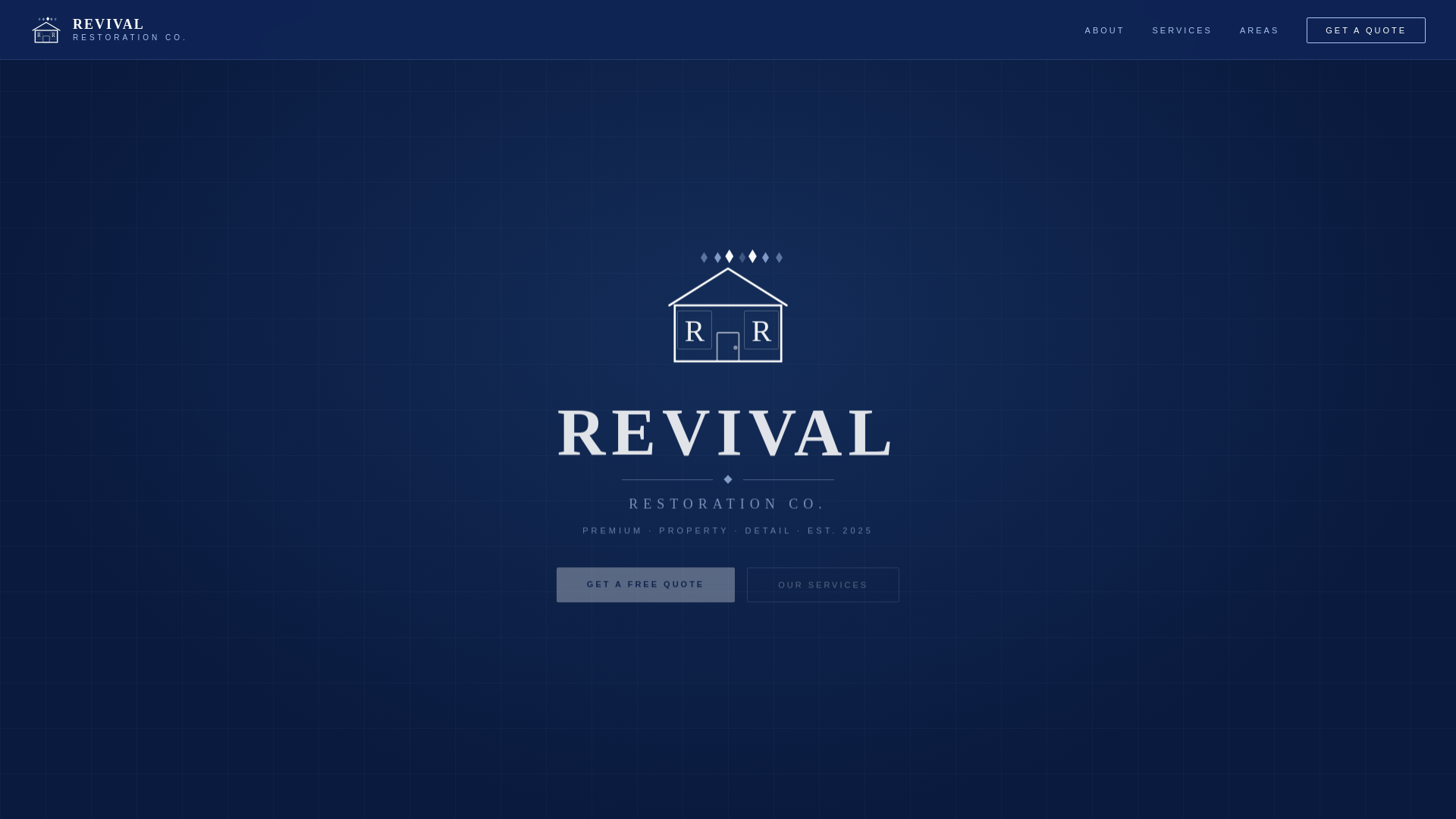 website screenshot of https://revivalrestorationny.com