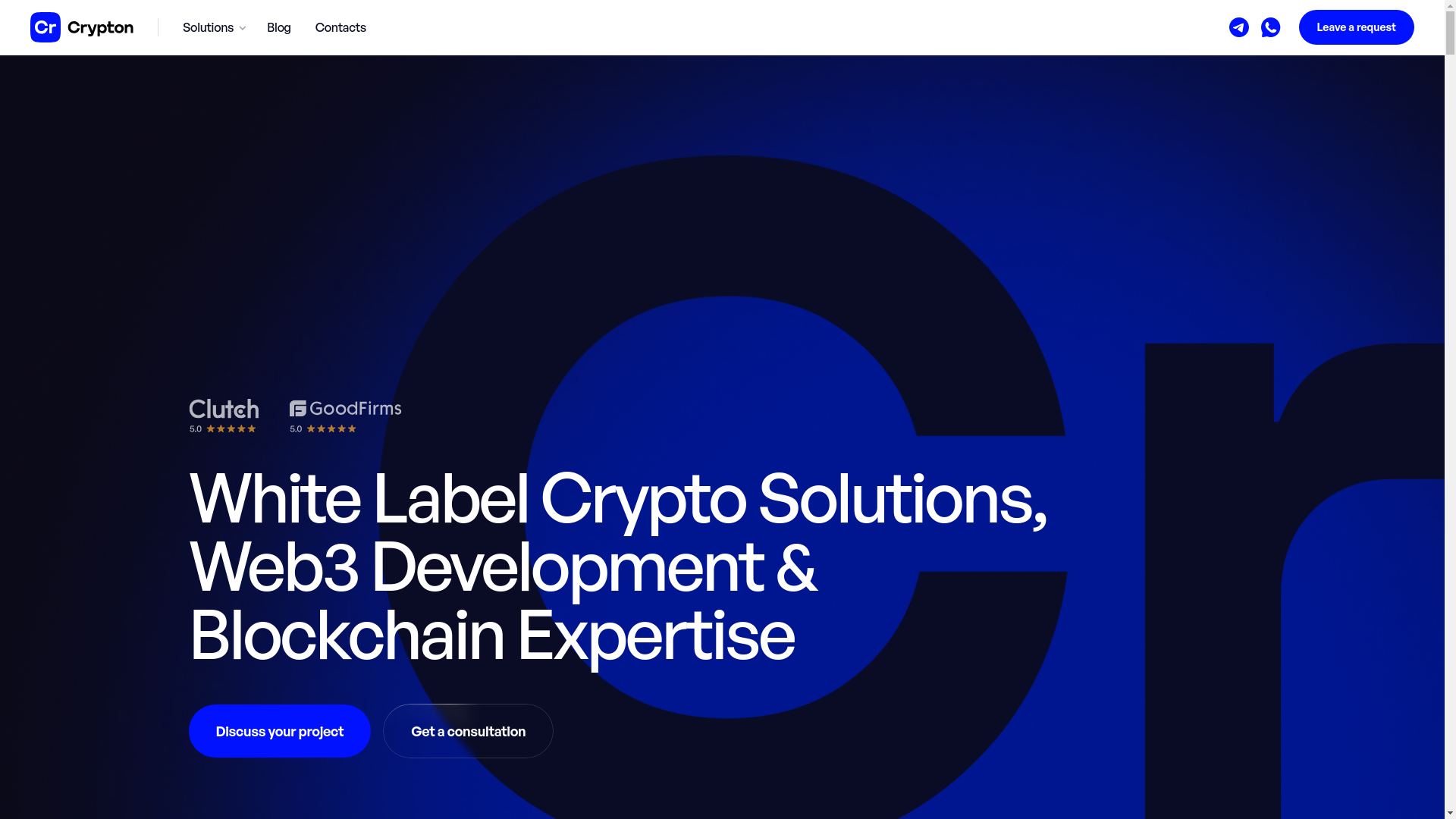 website screenshot of https://cryptonstudios.com/