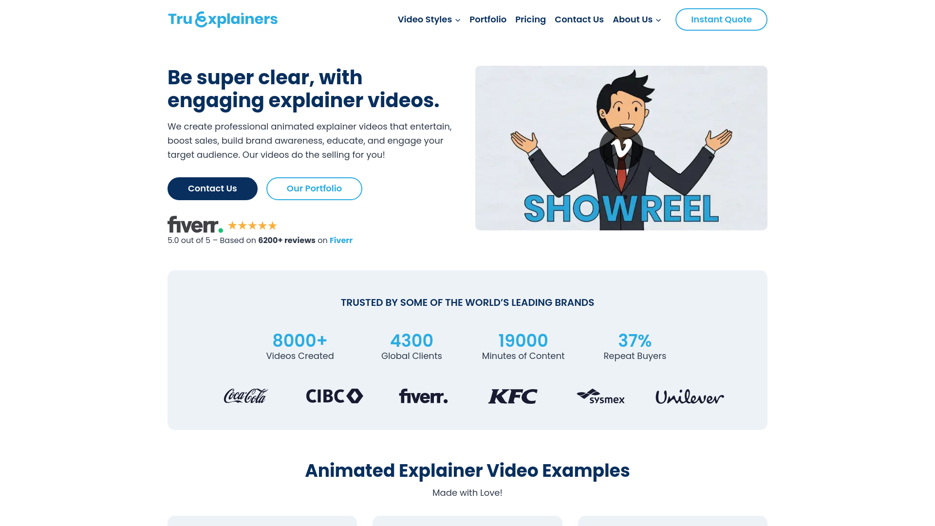 website screenshot of https://mytruexplainers.com/