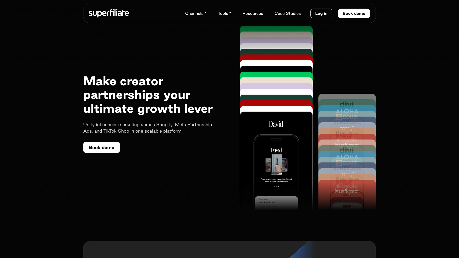 website screenshot of https://aboutsuperfiliate.co/
