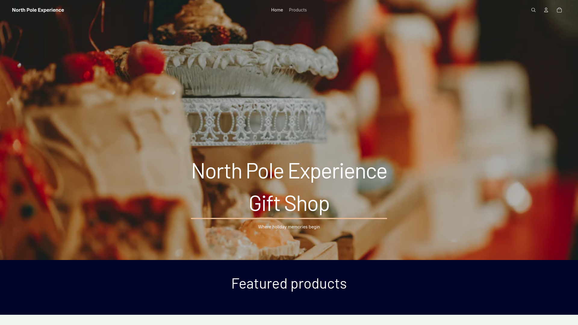 website screenshot of https://npxgiftshop.com/